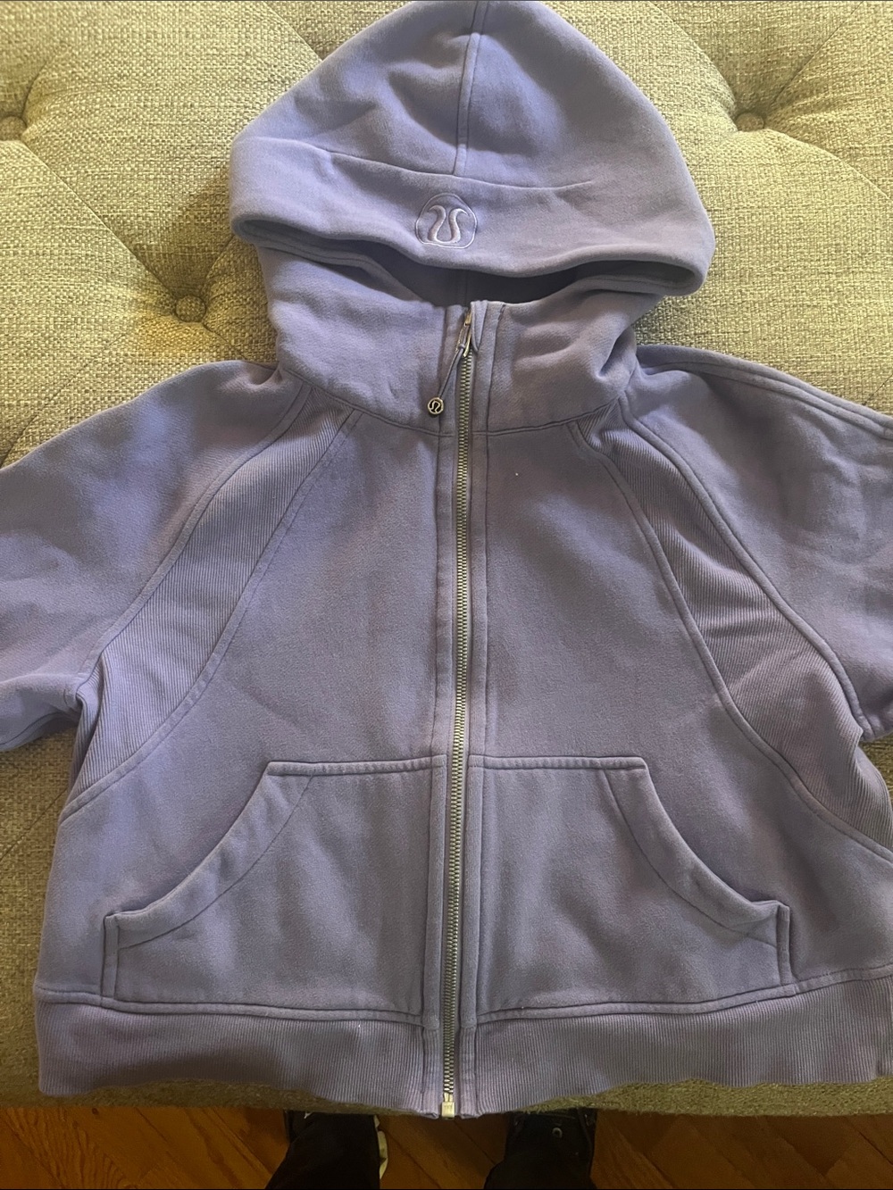 lululemon athletica Lavender Full-Zip Hooded Sweatshirt